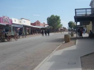 Allen Street. I liked the Earps standing in the middle of the street. :)