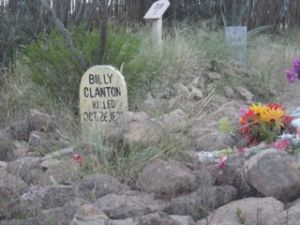 Billy Clanton's grave.