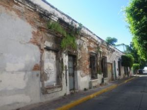 Decaying building.