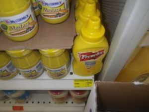 I was told that you cannot find mustard, much less French's, in Maz. YES, YOU CAN and you don't even have to look for it! :D