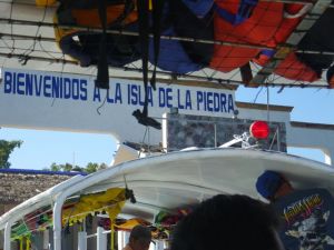 Isla panga dock.