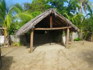 Palapa with hammock. Palapa avec hamac!