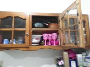 I've filled this cabinet to the brim!