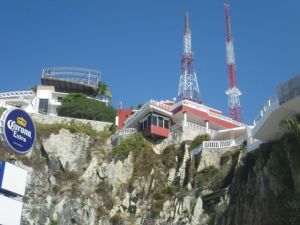 Homes literally carved into the cliffs.