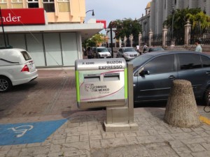 First mail box I've seen in Mexico!