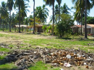 The new cemetery. The folks resting here are all immediate family of our guide.