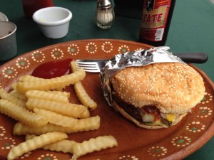 INCREDIBLE burger. The fries weren't worth mentioning, beyond the reasonable portion.