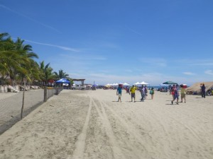 That end of the beach is getting more crowded.