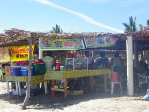 There were more hot food vendors today.