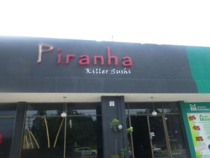 Killer sushi, huh? Might want to rethink the name...