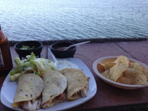 Octopus tacos, a perfect last supper.