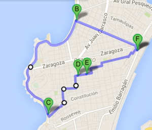 My exact route, minus the slight backtracking for gelato. :)