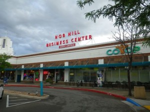 Check out the old sign from when this mall was the only thing in the area for miles around!