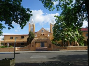 The church is quite large.