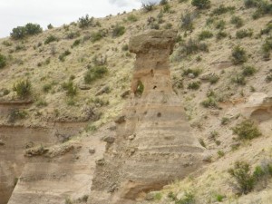 This hoodoo has a hole through it.