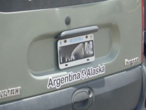 A license plate from *Argentina*!!!