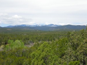 More snow in the distance.