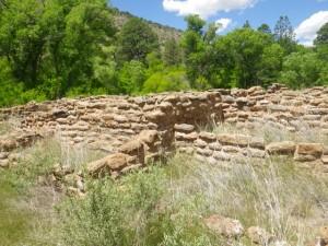 Village ruins.