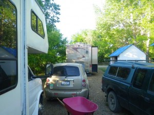 Two RVs and two toads fit comfortably on my driveway!